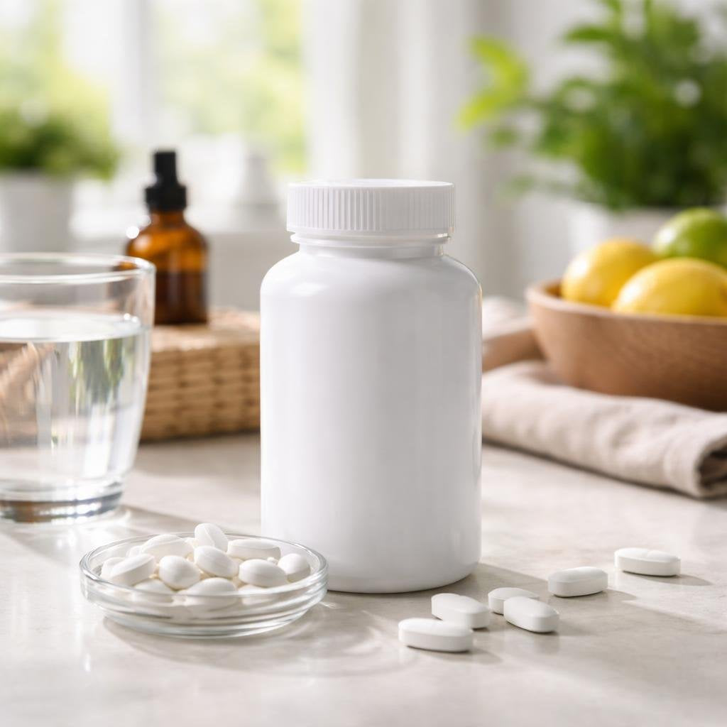 Acetaminophen tablets for pain and fever relief