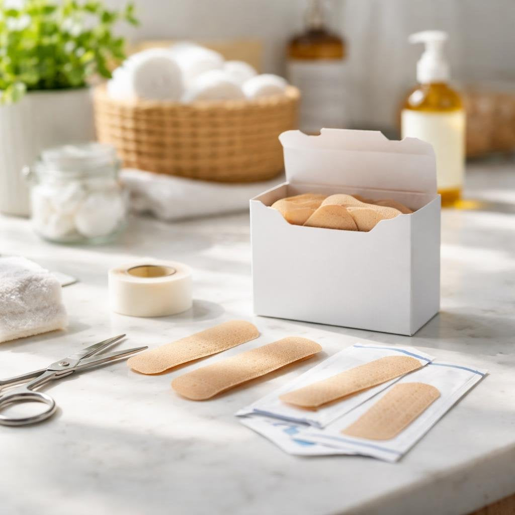 Assorted adhesive bandages for everyday cuts and scrapes