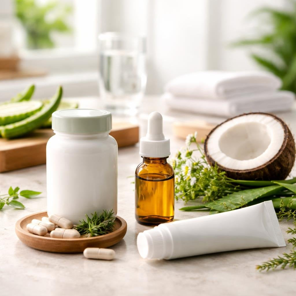 Antifungal creams, sprays, and powders for fungal skin care