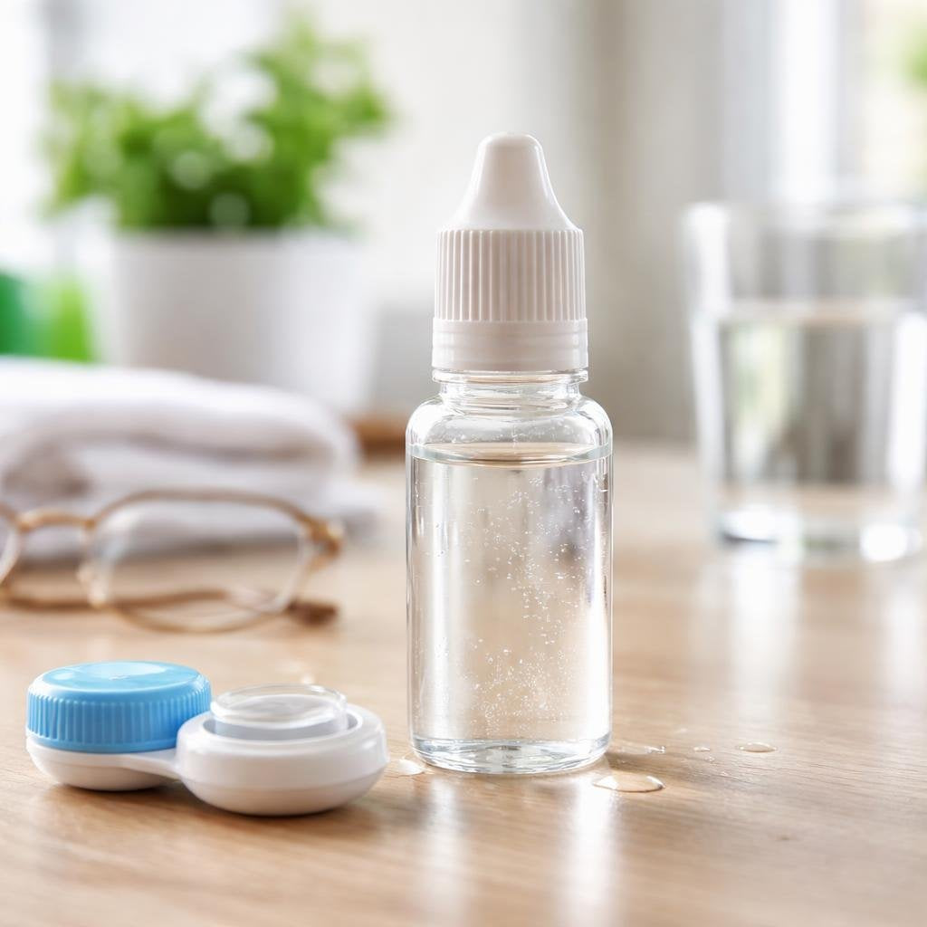 Lens-safe rewetting drops for comfortable contact wear