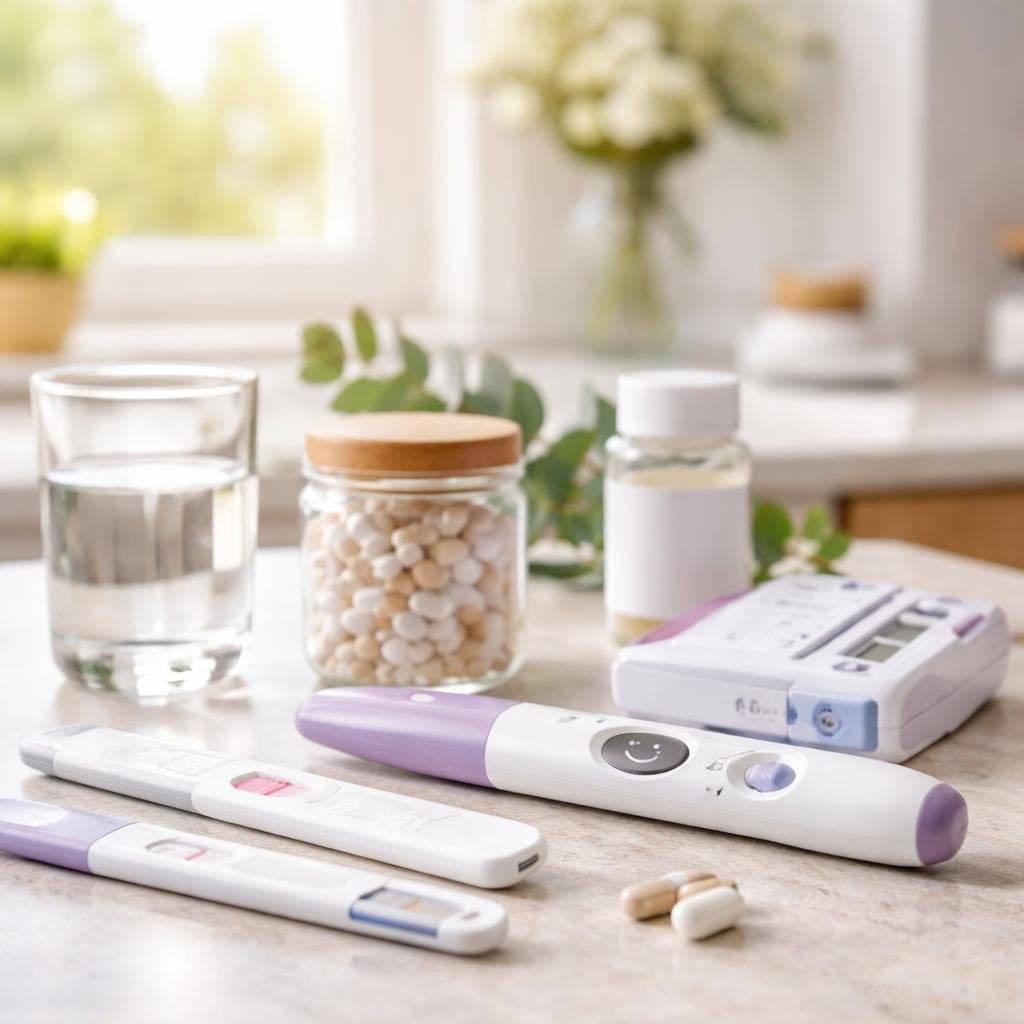 At-home fertility and ovulation tests for cycle tracking
