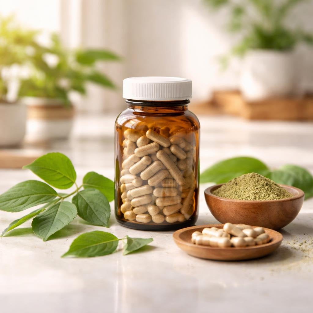 Gymnema sylvestre capsules for blood sugar support