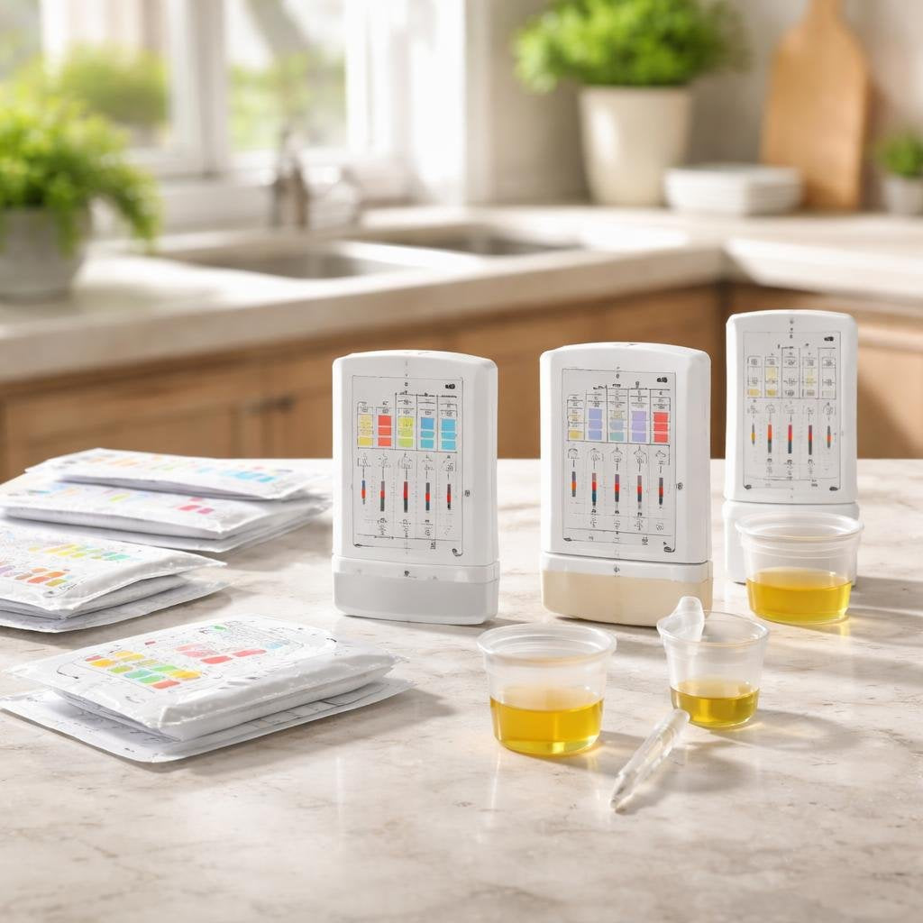 Multi-panel home urine drug test kit for screening
