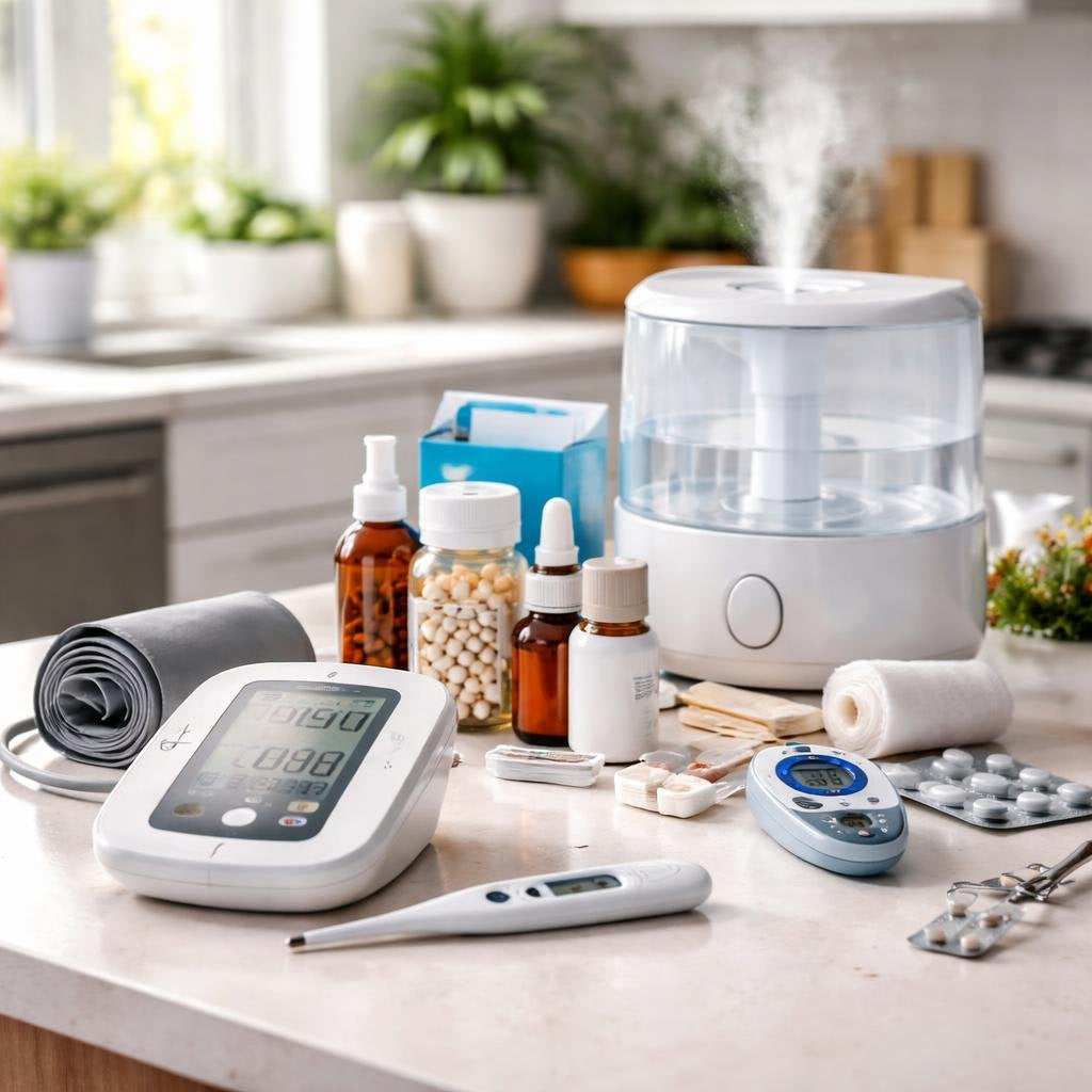 Home-use medical supplies and everyday first aid items