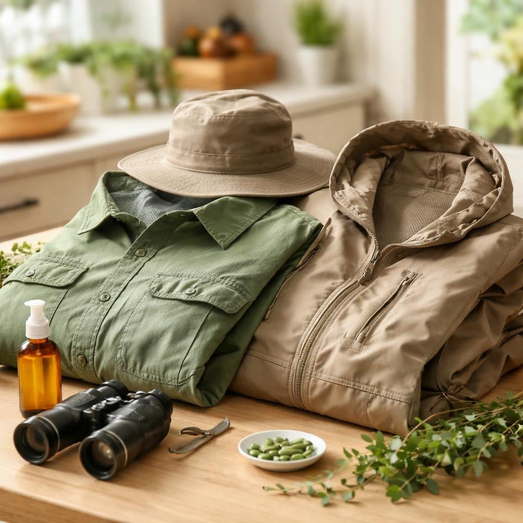 Insect repellent garments for mosquito and tick protection