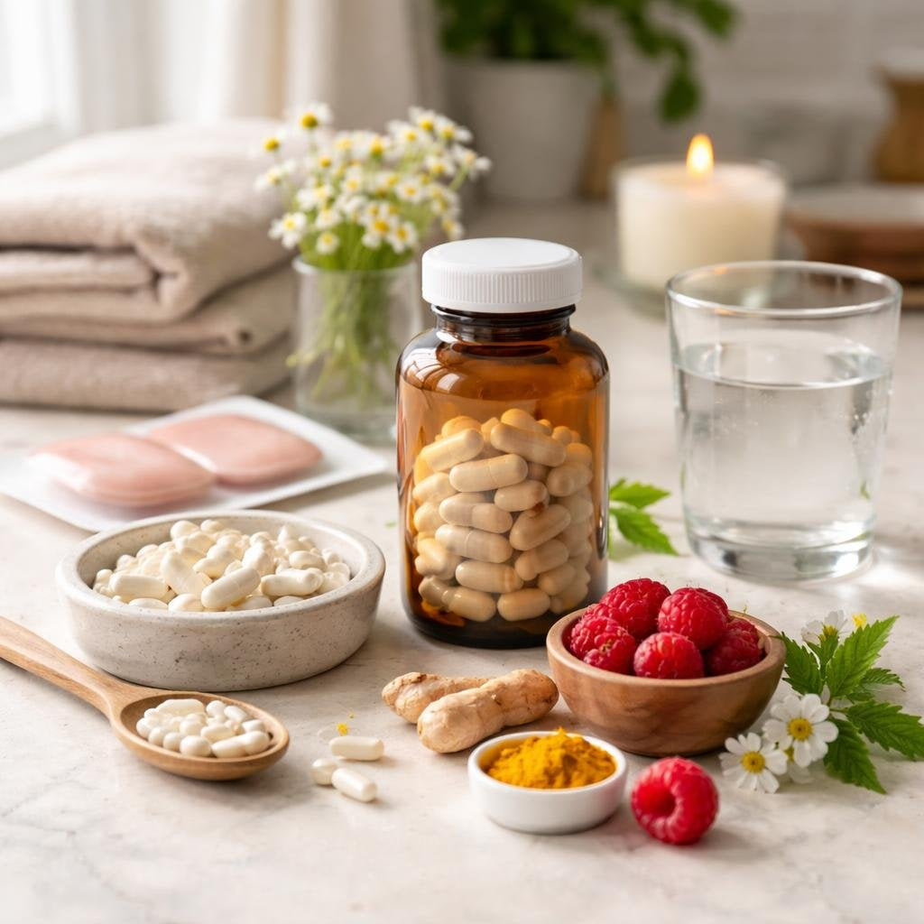 Menstrual pain relief options for period cramps and comfort