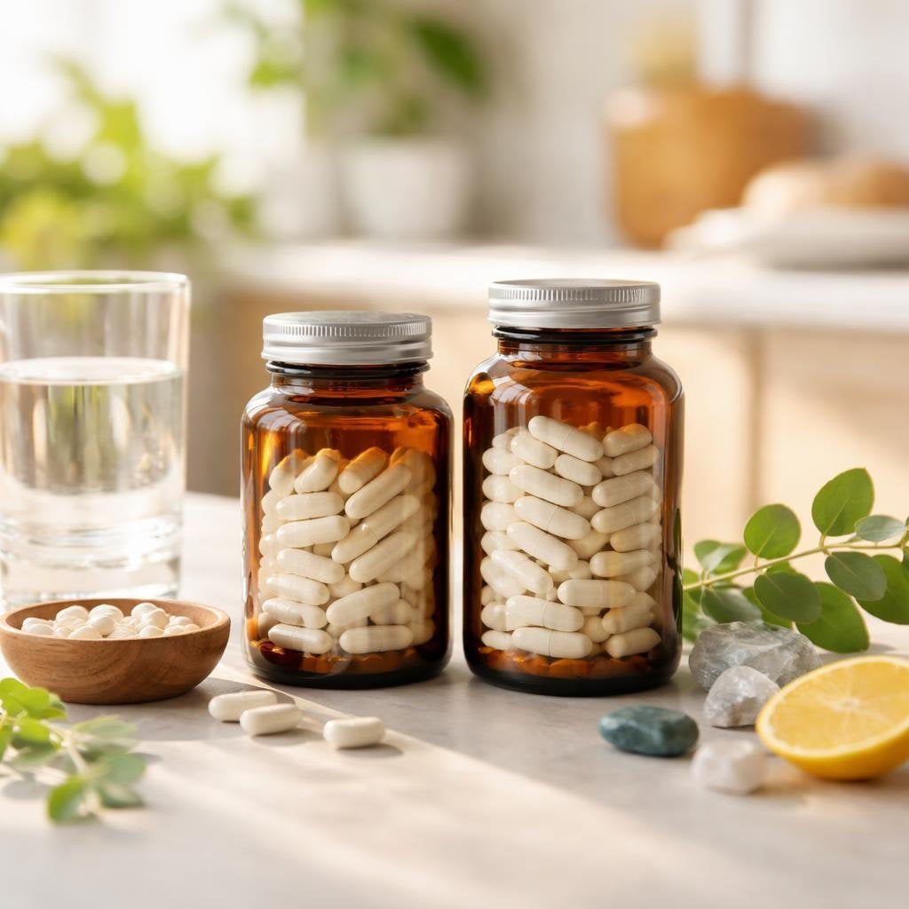 Multimineral capsules featuring magnesium, zinc, and calcium