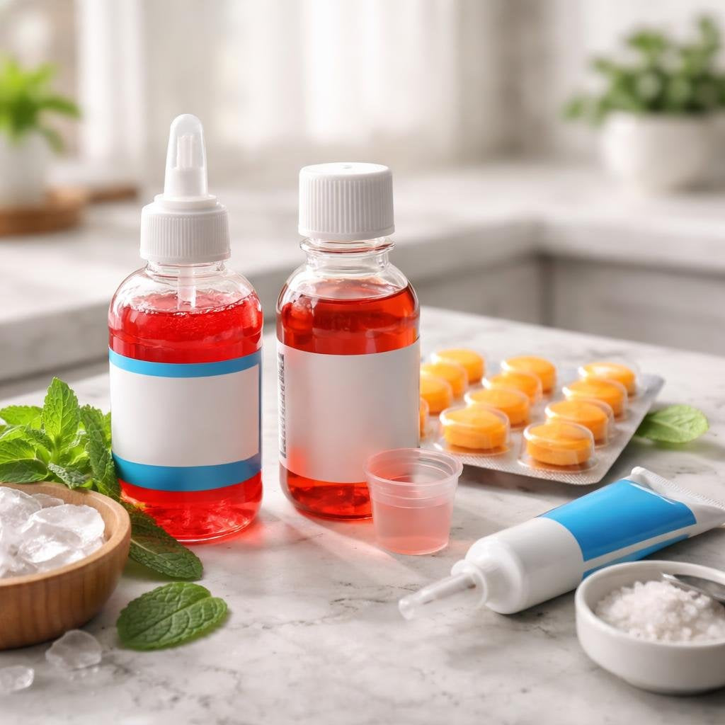 Oral pain relief for toothache, gums, and sensitivity