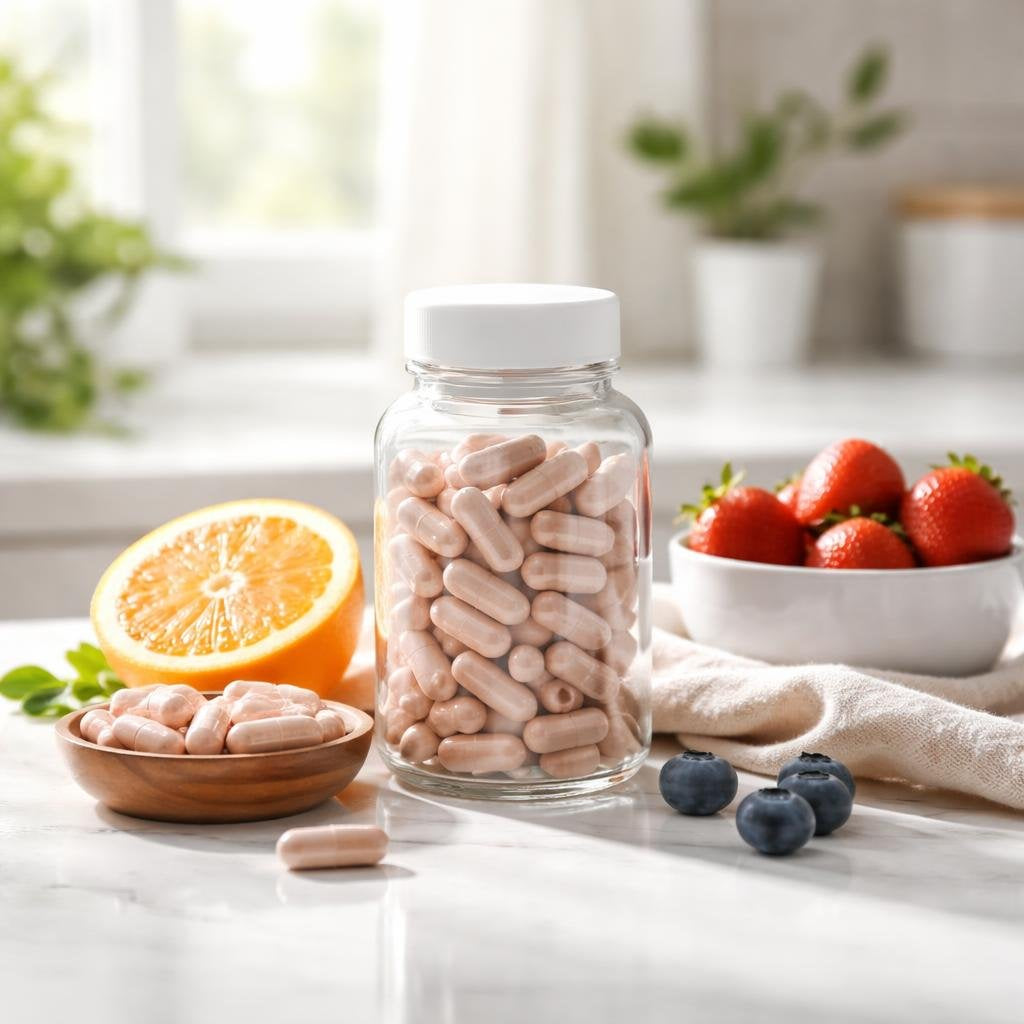 Prenatal vitamins with folate, iron, and choline