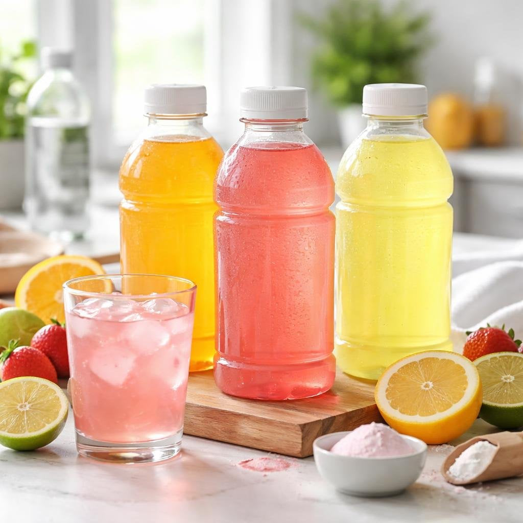 Electrolyte replacement drinks for training hydration