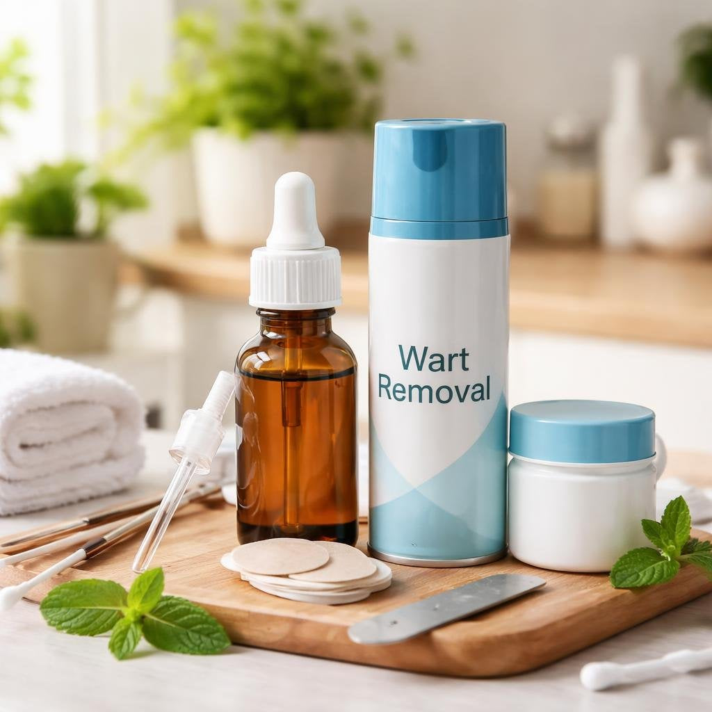 Wart removal options for common and plantar warts
