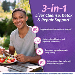 1 Body Liver Support label displays nutrition details for informed daily choices.