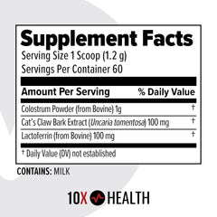 10X Health USA Manufactured Seal confirms domestic sourcing and quality testing