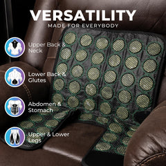 1Love heating pad neck-relief setup delivers soothing warmth for tired neck muscles.