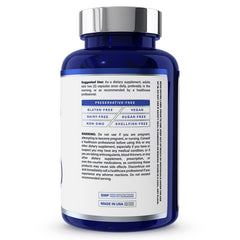 MindMD packaging with glass of water on clean surface