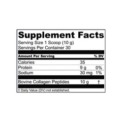 1MD Nutrition Collagen Peptides grass-fed label emphasizing hormone-free formula