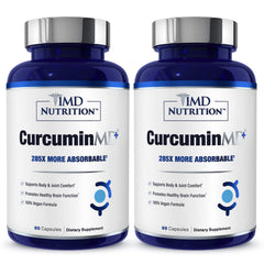 1MD Nutrition CurcuminMD Plus bottle for convenient joint support.