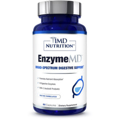 1MD Nutrition EnzymeMD bottle on counter ready for daily use