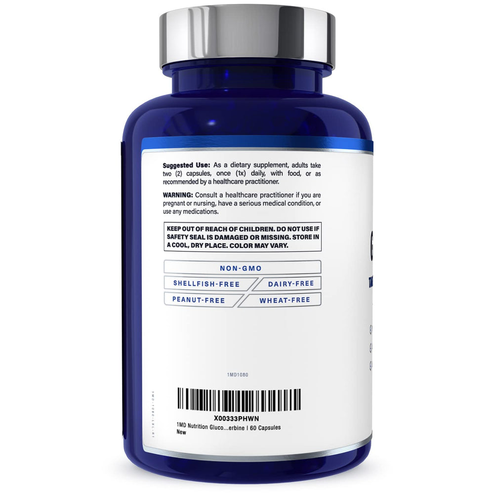 1MD Gymnema Leaf and Stem capsules highlighting plant-based sugar-friendly options