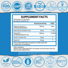 1Q Focus kid-drops dosing added to juice or water.