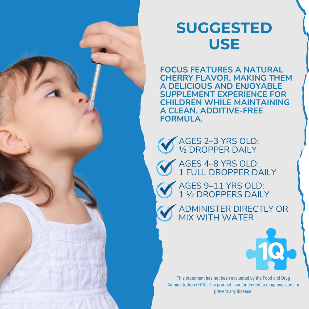 1Q Focus micellar-technology shows faster absorption.