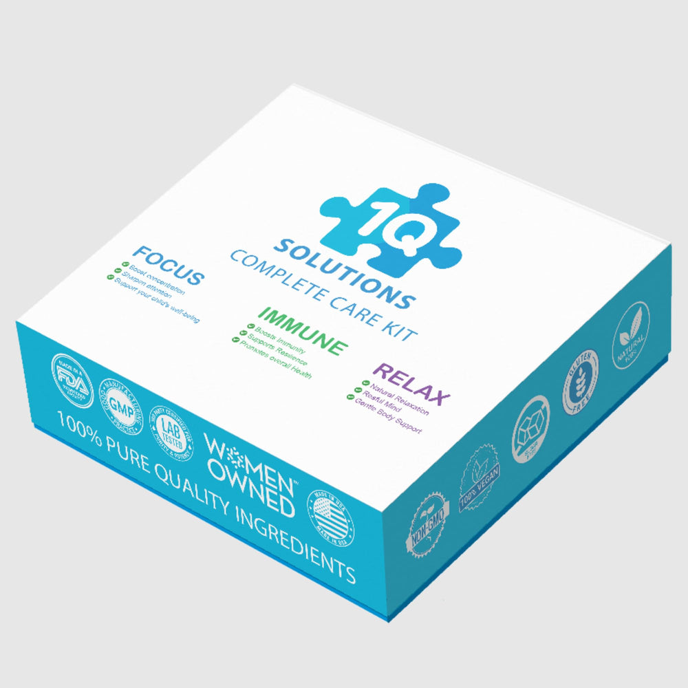 1Q Solutions Kit relax bottle pour helps calm routines for peaceful evenings