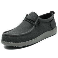 1TAZERO men's loafers with canvas upper for breathable all-day comfort