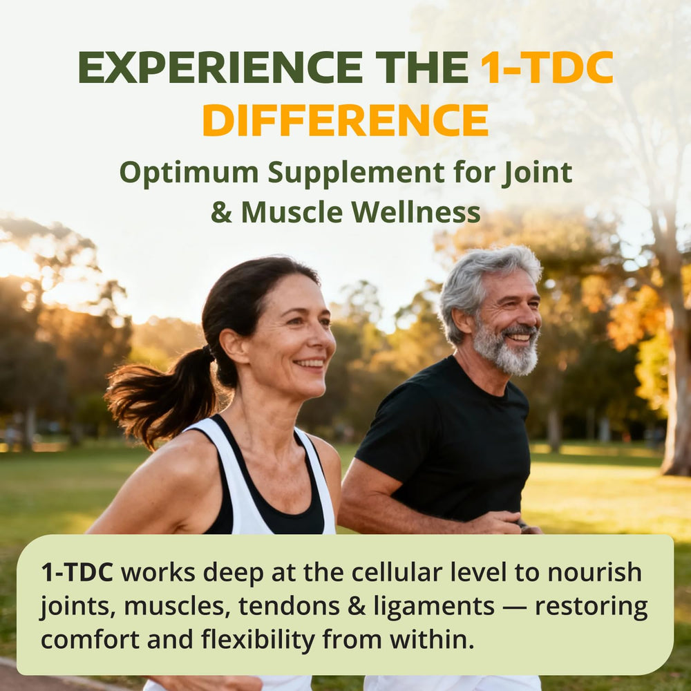 1-TDC active movement illustrates an energized lifestyle with flexible joints.