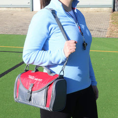 24/7 First Aid Coaches Kit gloves and tools for hygienic treatment.