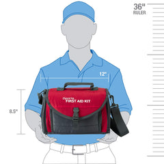 24/7 First Aid Coaches Kit tourniquet and trauma pad for readiness.