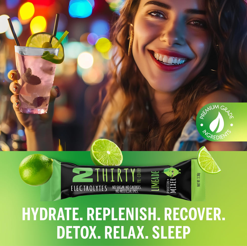2THIRTY travel sticks provide convenient hydration anywhere.