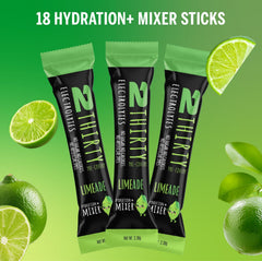 2THIRTY limeade mix with B12 boosts alertness and focus.