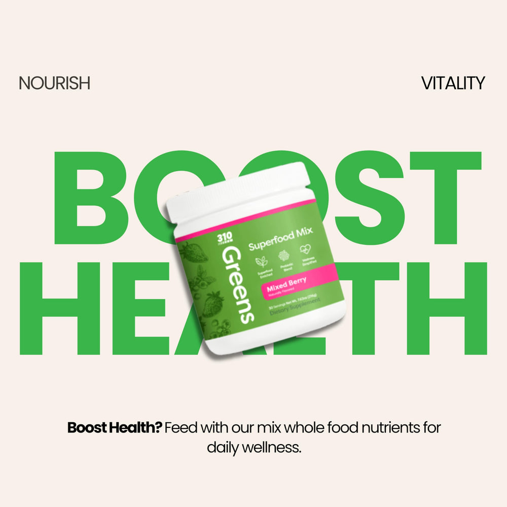 310 Nutrition greens powder ingredients spirulina chlorella for antioxidants
