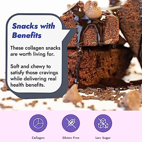 321glo collagen brownie 12-pack on display, great for sharing.