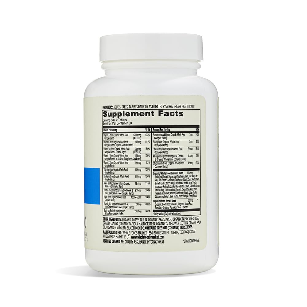 365 by Whole Foods Market vitamin multi mens 40 plus bottle pour convenient daily dose for busy mornings