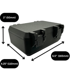 3ml vial storage case secure snap-latch protects contents during transport