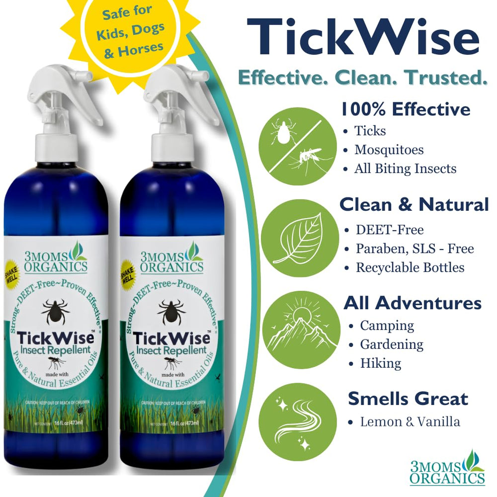 Dog-friendly TickWise being used safely on a pet.