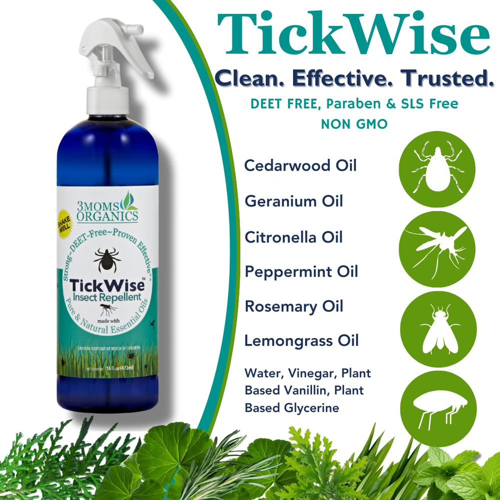 TickWise lemony scent from natural oils