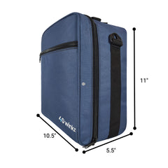 40Winkz CPAP travel bag divider system keeps items organized.