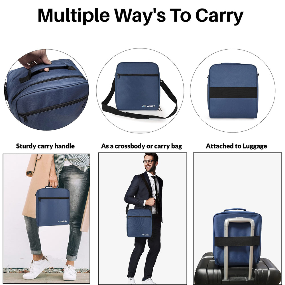 40Winkz CPAP travel bag FAA compliant for air travel.