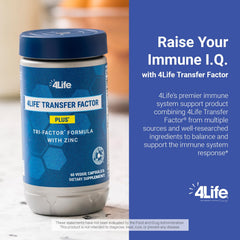 4Life Super Mushroom Blend bottle features maitake, shiitake, agaricus for balanced response.