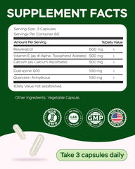 4Well Resveratrol quercetin capsule enhancing absorption