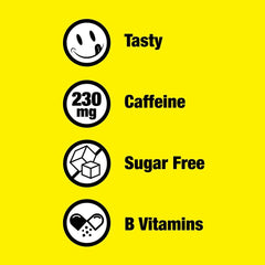 5-Hour ENERGY blue raspberry pour for convenient pick-me-up in meetings.