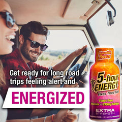 5-hour ENERGY Hawaiian Breeze caffeine boost at 230 mg for alertness