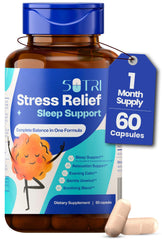 5 Nutri Magnesium Citrate 200mg bottle on shelf for stress and sleep support