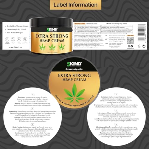 5Kind Hemp Cream sleep-friendly use to unwind after activity