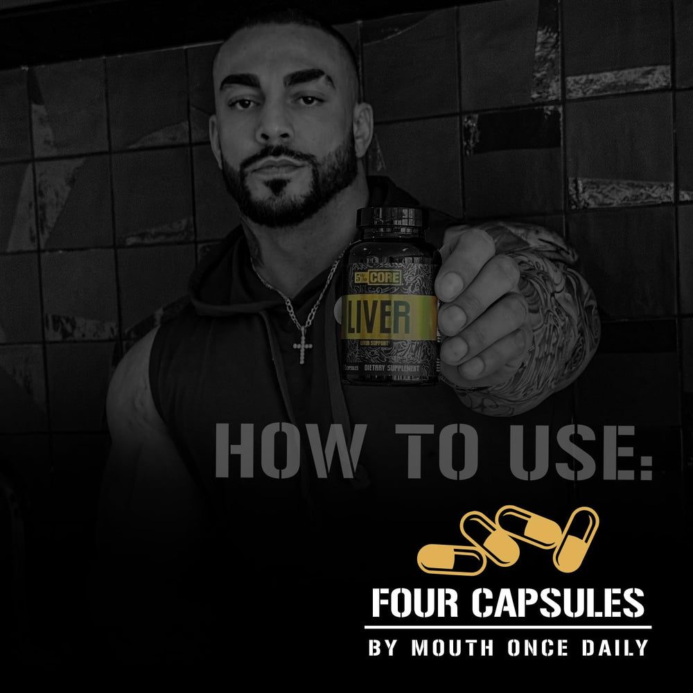 5% Nutrition brand logo reinforcing trust and Core lineup quality