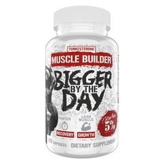 5% Nutrition Rich Piana BiggerByTheDay bottle pour shows potential lean gains