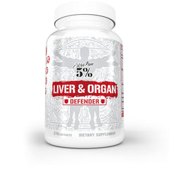 Rich Piana Liver Defender bottle front supports organ health for athletes on cycle