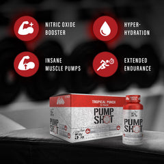 5% Nutrition Rich Piana Pump Shot Fruit Punch flavor enhances session appeal